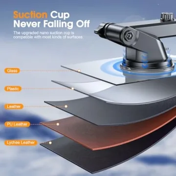 SUUSON Phone Holder for Windshield Dashboard Vent