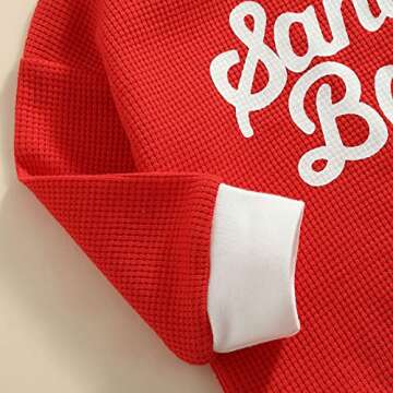 Saliuentm Baby Girl Boy Crewneck Sweatshirt Long Sleeve Romper Oversized Sweater Bodyusuit Pullover Tops Clothes