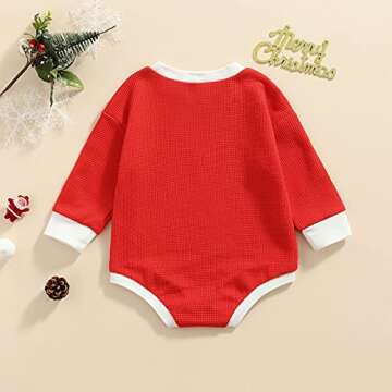 Saliuentm Baby Girl Boy Crewneck Sweatshirt Long Sleeve Romper Oversized Sweater Bodyusuit Pullover Tops Clothes