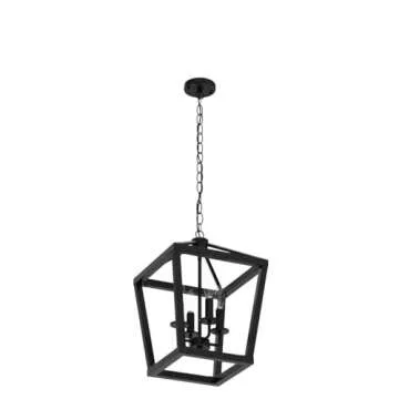 BrightHome Farmhouse Chandelier Adjustable Pendant Light