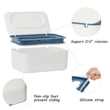 Seposeve Wipes Dispenser - Fresh, Easy, Refillable