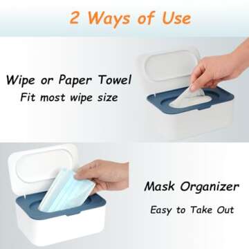 Seposeve Wipes Dispenser - Fresh, Easy, Refillable