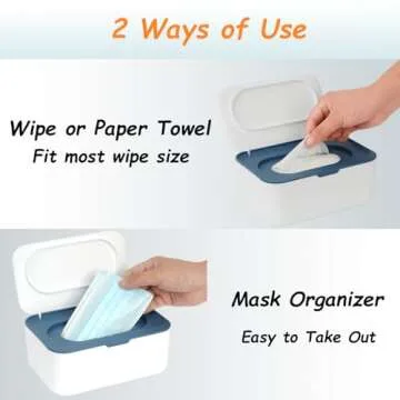 Seposeve Wipes Dispenser - Fresh, Easy, Refillable
