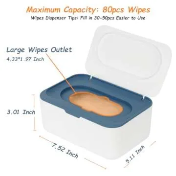 Seposeve Wipes Dispenser - Fresh, Easy, Refillable