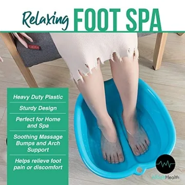 Foot Soaking Bath Basin for Relaxation and Therapy