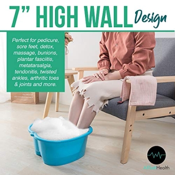 Foot Soaking Bath Basin for Relaxation and Therapy
