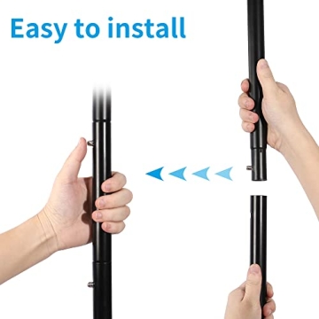 Fishat Portable Rolling Clothing Rack for Home & Dorms