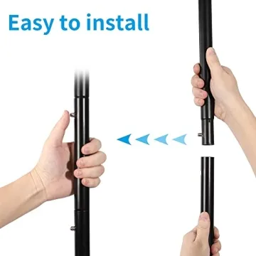 Fishat Portable Rolling Clothing Rack for Home & Dorms