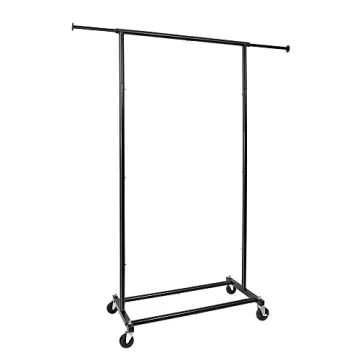 Fishat Portable Rolling Clothing Rack for Home & Dorms