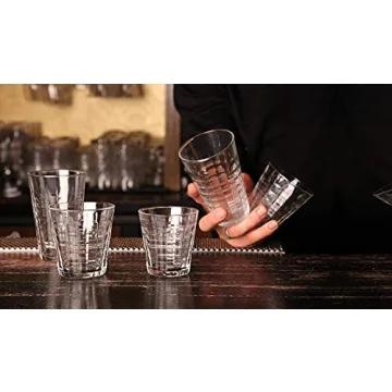 Duralex Prisme Clear Tumblers Set of 6 for Every Occasion