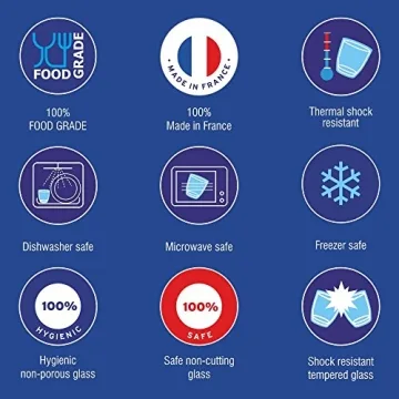 Duralex Prisme Clear Tumblers Set of 6 for Every Occasion