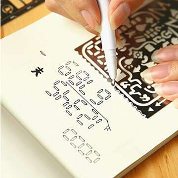 Durable Bullet Journal Stencil Set for Creative Projects