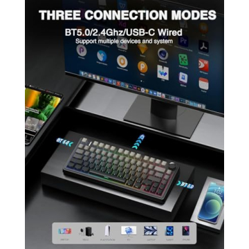 AULA F75 Pro Wireless Mechanical Gaming Keyboard