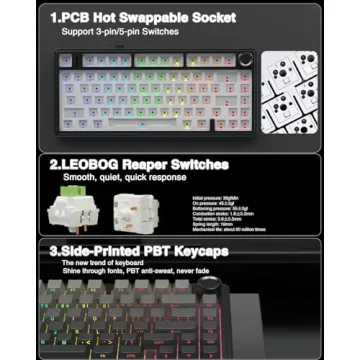 AULA F75 Pro Wireless Mechanical Gaming Keyboard