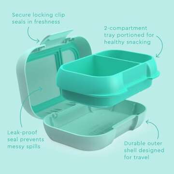Bentgo Kids Snack Container - Leak-Proof, BPA-Free Bento Box