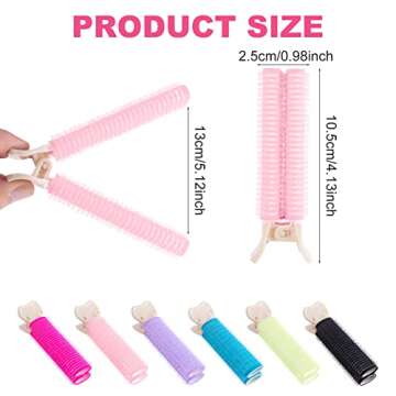 OIIKI Volumizing Hair Clips (6 pcs) - Root Lifting Clips for Instant Volume, Hair Styling Tool for W...