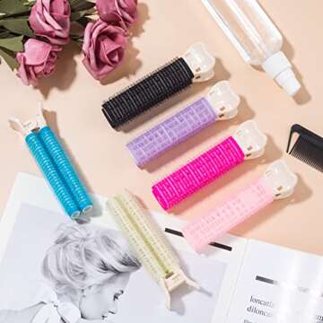 OIIKI Volumizing Hair Clips (6 pcs) - Root Lifting Clips for Instant Volume, Hair Styling Tool for Women and Girls in 6 Colors