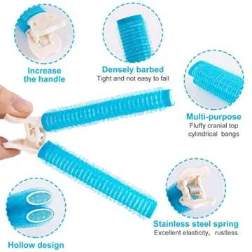 OIIKI Volumizing Hair Clips (6 pcs) - Root Lifting Clips for Instant Volume, Hair Styling Tool for Women and Girls in 6 Colors