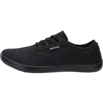 WHITIN Canvas Barefoot Sneakers for Men - Zero Drop & Comfortable