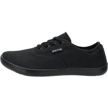 WHITIN Canvas Barefoot Sneakers for Men - Zero Drop & Comfortable