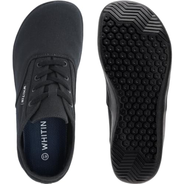 WHITIN Canvas Barefoot Sneakers for Men - Zero Drop & Comfortable