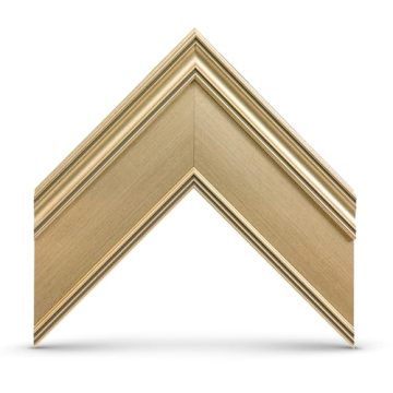 Champagne Deco TV Frame for Samsung The Frame TVs