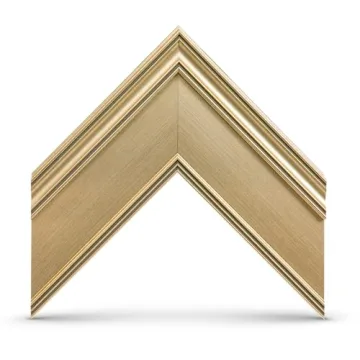 Champagne Deco TV Frame for Samsung The Frame TVs