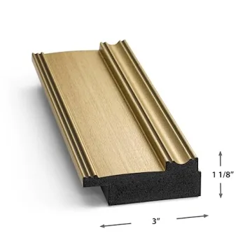 Champagne Deco TV Frame for Samsung The Frame TVs