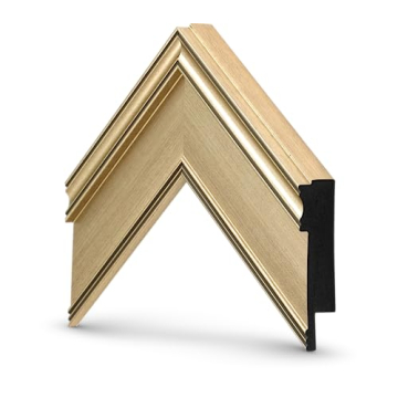 Champagne Deco TV Frame for Samsung The Frame TVs