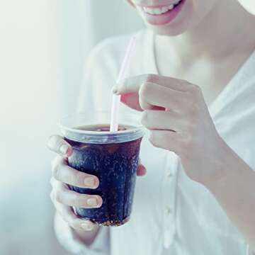 Eco-Friendly Reusable Black Silicone Straws 8 Pcs with Brushes