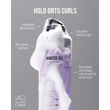AG Care Mousse Gel for Extra-Firm Curl Retention