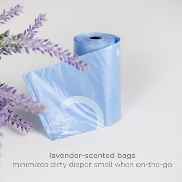 Ubbi On The Go Lavender Scented Bag Dispenser for Parents