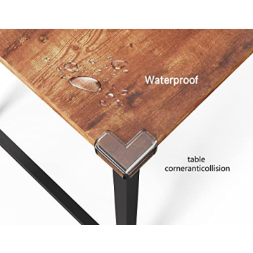 HOMIDEC Office Desk with Drawers 55 inch for Home Office