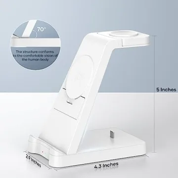 Premium 3 in 1 Wireless Charging Station for Apple Devices