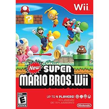 New Super Mario Bros. Wii by Nintendo (Renewed) - A Timeless Adventure on Wii