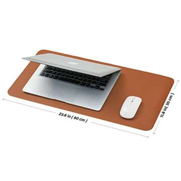 Compact Cork Desk Mat - Small Dual-Sided Desk Pad for Office and Home - Desk Organization and Access...
