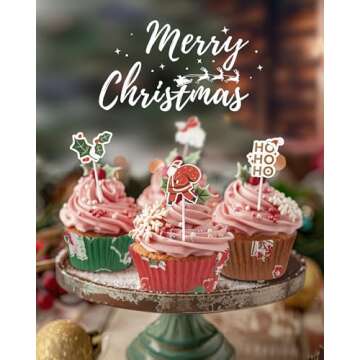 Bake Choice Christmas Cupcake Liners with 400 Mini Liners