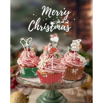 Bake Choice Christmas Cupcake Liners with 400 Mini Liners