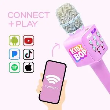 Kidz Bop Karaoke Microphone for Kids - Fun Musical Gift