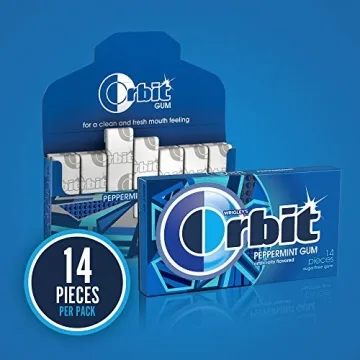 Long Lasting ORBIT Peppermint Sugarfree Gum Bulk Pack