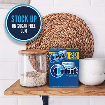 Long Lasting ORBIT Peppermint Sugarfree Gum Bulk Pack