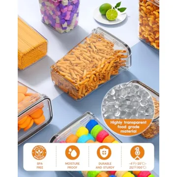 15 PCS Airtight Food Storage Container Set with Lids