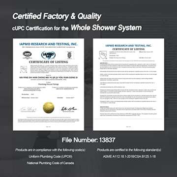 Iriber Oil Rubbed Bronze Shower System with 12 Inch Square Shower Head and Handheld Bathroom Rainfall Wall Mounted Shower Faucet Set Contain Shower Faucet Mixer Valve and Trim Kit (Valve Included)