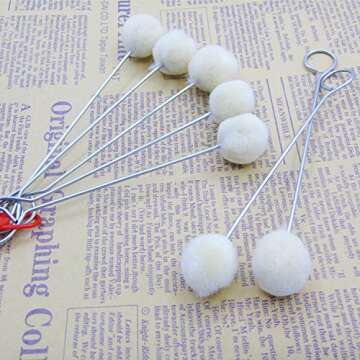 100 Wool Daubers for Leather Dyeing and Crafts