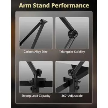 UBeesize 10" Key Light for Your Home Office and Streaming Setup