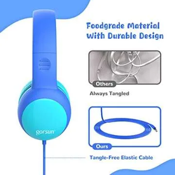 Gorsun Kids Headphones - Safe, Stylish & Comfortable