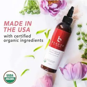 Organic Dry Shampoo Powder - USA Made with Natural Ingredients, Volumizing Powder for Hair Volume, Best Natural Dry Shampoo for Volume, Absorbs Oil & Freshens Hair, Travel-Friendly & Non-Aerosol