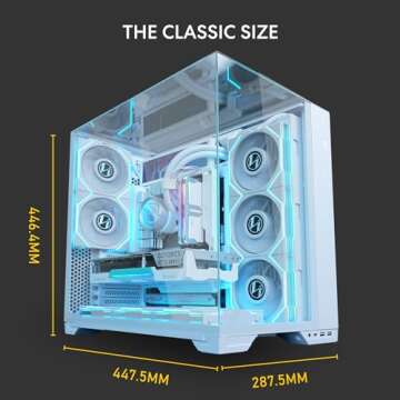 Lian Li O11 Vision ATX Mid Tower PC Case with Glass Panels