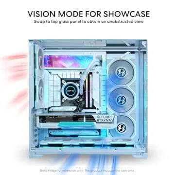 Lian Li O11 Vision ATX Mid Tower PC Case with Glass Panels