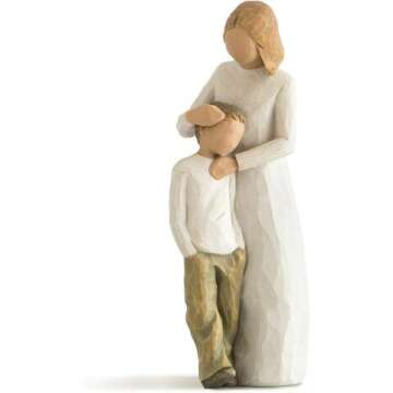 Willow Tree Mother and Son Figurine - Heartfelt Connection in Sculpture